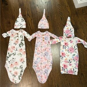 2 Caden Lane Floral Gowns & Hats